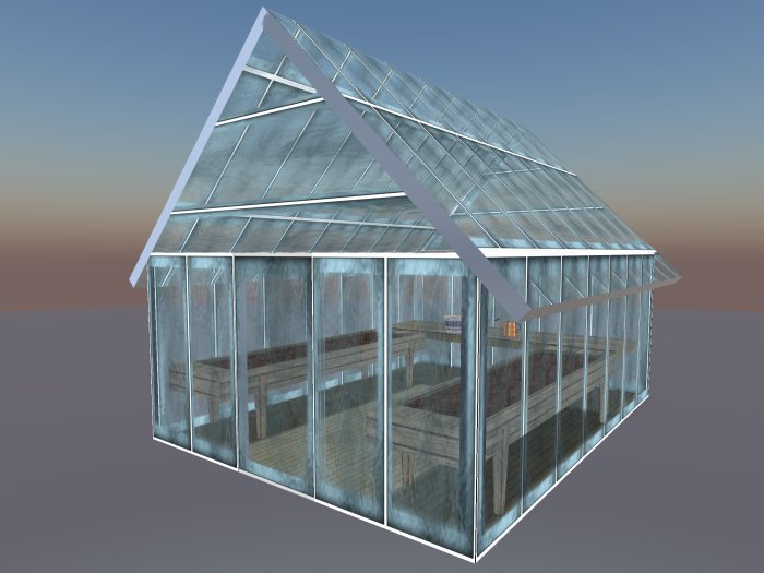 Second Life Marketplace Suncatcher Tinted Glass Greenhouse